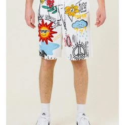 Shop All First Row Short Set - Summer Doodles - White - FRT2017 10 Shop All First Row Short Set - Summer Doodles - White - FRT2017