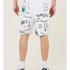 Shop All First Row Short Set - Summer Doodles - White - FRT2017 11 Shop All First Row Short Set - Summer Doodles - White - FRT2017