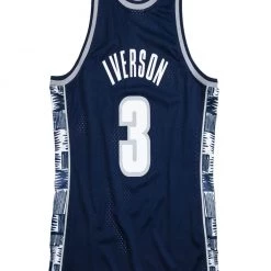 New Arrivals Mitchell & Ness Jersey - NCAA - Georgetown University - Iverson 03 - SMJY4212