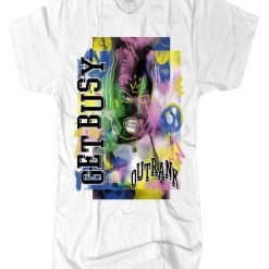 New Arrivals Outrank T-Shirt - Get Busy - White - QS485