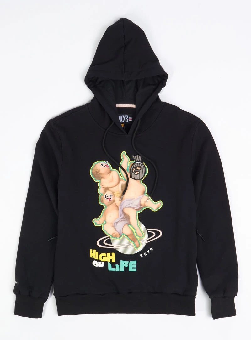 BKYS Hoodie - High On Life - Black - H441 1 BKYS Hoodie - High On Life - Black - H441