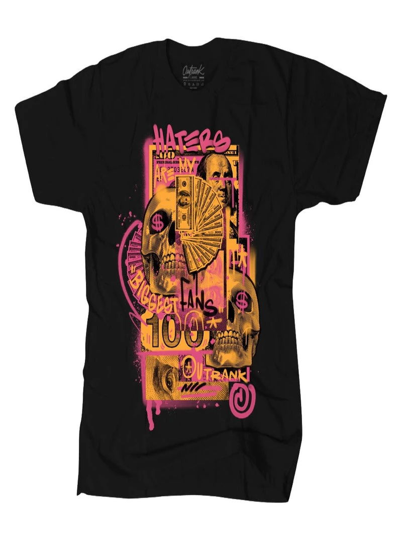 New Arrivals Outrank T-Shirt - Haters - Black - QS480 1 New Arrivals Outrank T-Shirt - Haters - Black - QS480