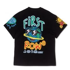 First Row T-Shirt - Heart & Mind - Black - FRT2018