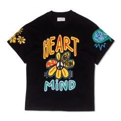 First Row T-Shirt - Heart & Mind - Black - FRT2018