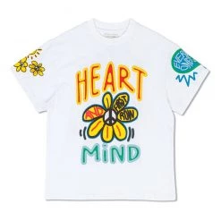 First Row T-Shirt - Heart & Mind - White - FRT2018 Shop All