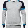 Shop All G-Star - Core Block Sweater - Grey With Blue - D15744