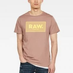 G-Star T-Shirt - Compact Jersey - Chocolate Berry - D16375 Shop All