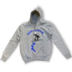 Shop All Focus Hoodie - Heart Breaker - Grey With Blue
