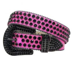 DNA Belt - Chameleon - Hot Pink With Black Stones Shop All