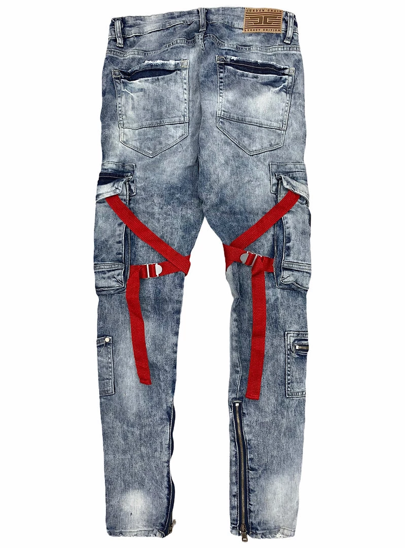 Shop All Jordan Craig Jeans - Cargo - Ice Blue - JM3526 2 Shop All Jordan Craig Jeans - Cargo - Ice Blue - JM3526
