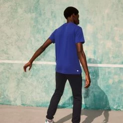 Shop All Lacoste T-Shirt - Croc Print - Blue - TH6907 51 QQH