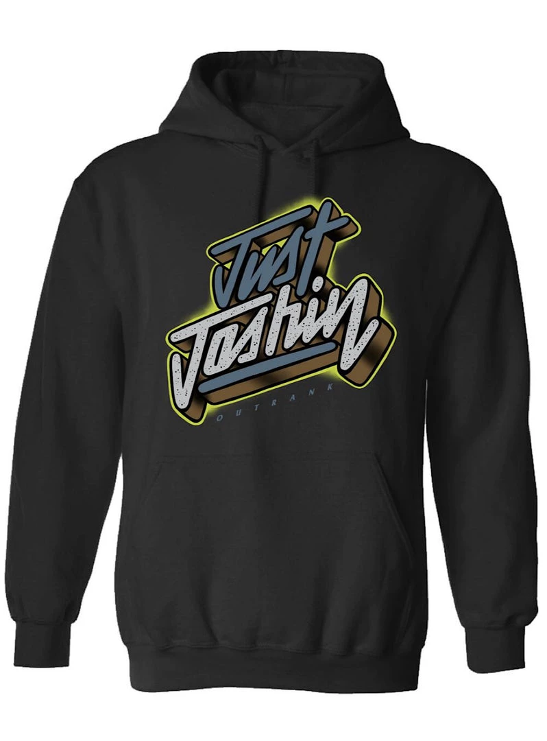 Outrank Hoodie - Just Joshin' - Black - OR1329H Shop All 1 Outrank Hoodie - Just Joshin' - Black - OR1329H Shop All