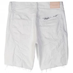 Purple-Brand Jean Shorts - Bandana Patch Work - White - P020 Shop All