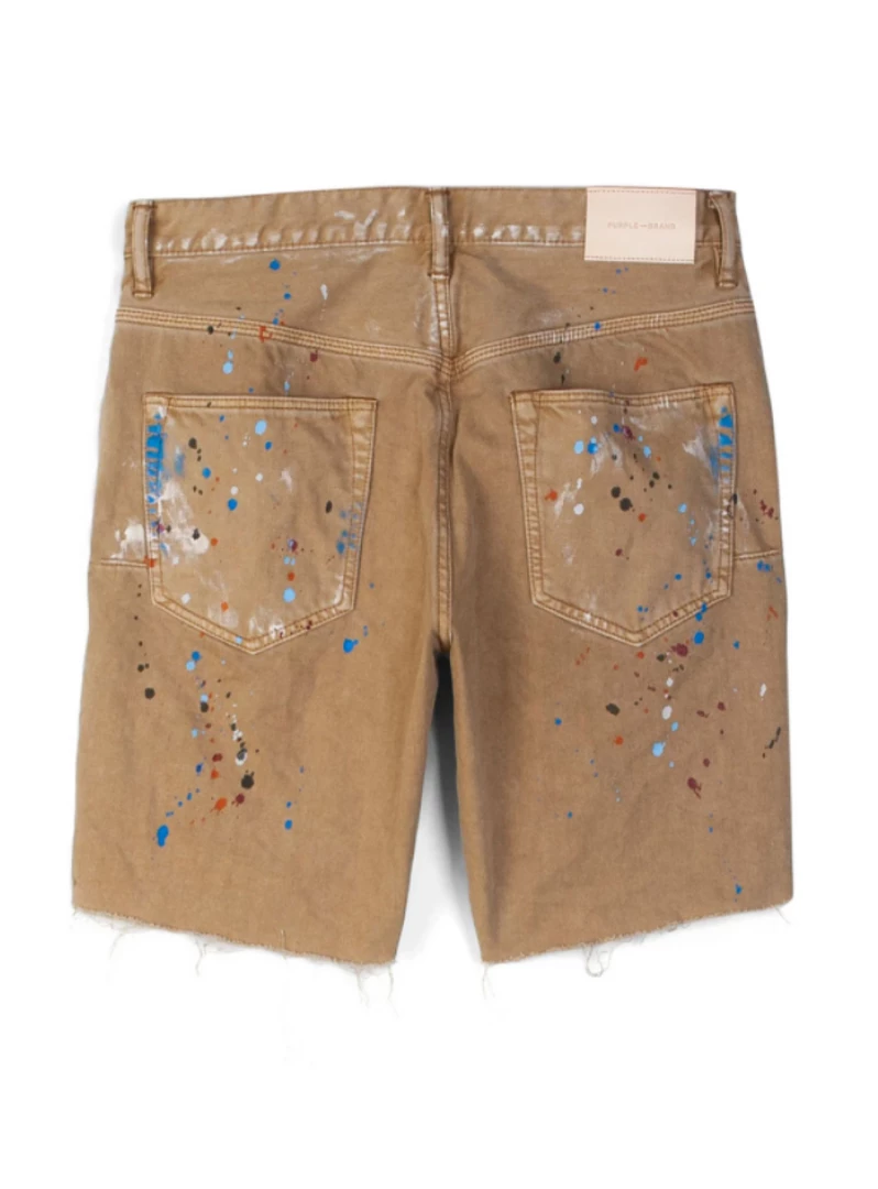 Purple-Brand Jean Shorts - Carpenter - Tan - P020 Shop All 2 Purple-Brand Jean Shorts - Carpenter - Tan - P020 Shop All
