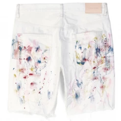 Shop All Purple-Brand Jean Shorts - Carpenter - White - P020