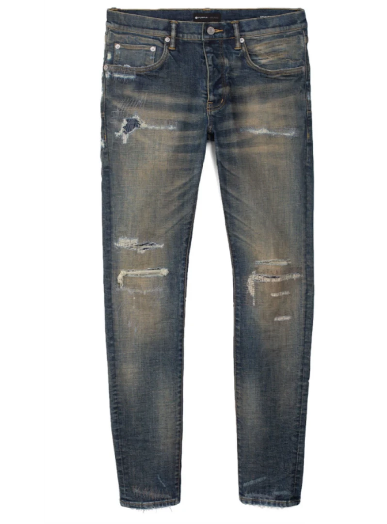 Purple-Brand Jeans - Dirty Indigo Blowout - Dirty Indigo Blue - P001 Shop All 1 Purple-Brand Jeans - Dirty Indigo Blowout - Dirty Indigo Blue - P001 Shop All