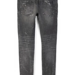 Shop All Purple-Brand Jeans - Grey Vintage Repair - Grey Silver Paint - P002