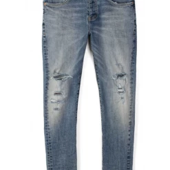 Purple-Brand Jeans - Flannel Repair - Indigo - P002