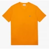 Lacoste - V-Neck Top - Orange-Dra - Th6710
