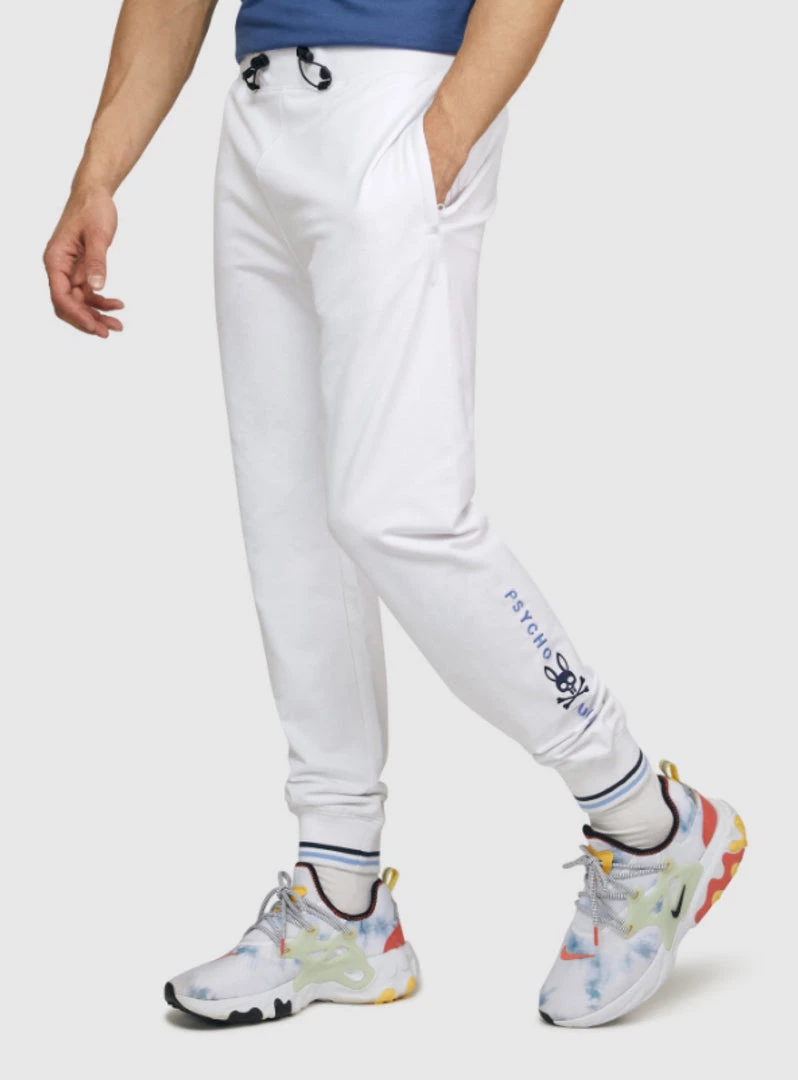 Shop All Psycho Bunny Jogger Set - Palmer - White - B6H114N1FL 4 Shop All Psycho Bunny Jogger Set - Palmer - White - B6H114N1FL