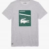Shop All Lacoste T-Shirt - Sport 3D Print - Grey - TH9654