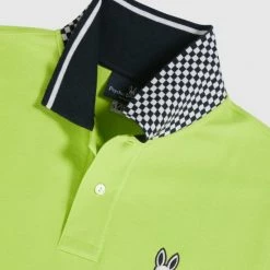 Psycho Bunny Polo - Prescott - Electric Lime - B6K162N1PC 5 Psycho Bunny Polo - Prescott - Electric Lime - B6K162N1PC