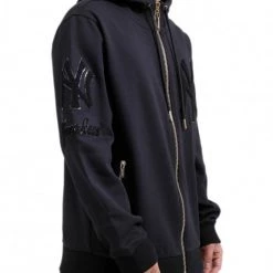 Pro Standard Zip Up Hoodie - New York - Black - LYN530510