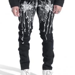 LIFTED ANCHORS Shop All Lifted Anchor Denim Pants - Manhattan - Black - LASP21-37