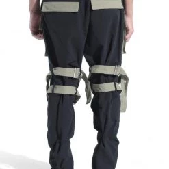 LIFTED ANCHORS Lifted Anchor Strapped Cargo Pants - Newport - Black - LASP21-44 Shop All