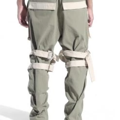 LIFTED ANCHORS Lifted Anchor Strapped Cargo Pants - Newport - Olive - LASP21-43 5 LIFTED ANCHORS Lifted Anchor Strapped Cargo Pants - Newport - Olive - LASP21-43