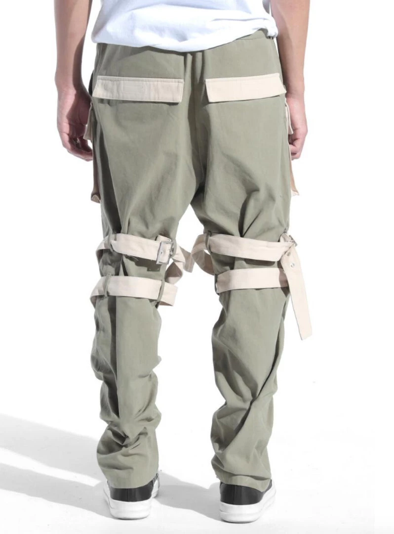 LIFTED ANCHORS Lifted Anchor Strapped Cargo Pants - Newport - Olive - LASP21-43 3 LIFTED ANCHORS Lifted Anchor Strapped Cargo Pants - Newport - Olive - LASP21-43