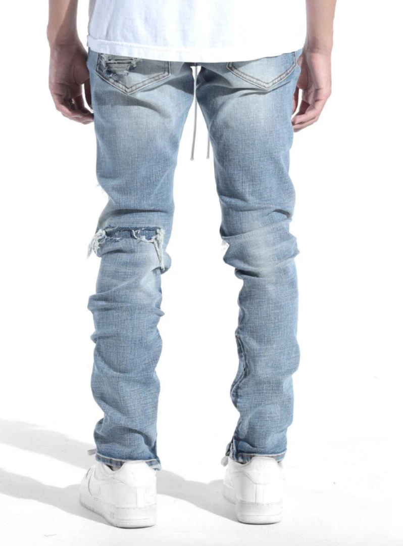 LIFTED ANCHORS Lifted Anchor Patch Denim Pants - Malibu - Blue - LASP21-53 Shop All 3 LIFTED ANCHORS Lifted Anchor Patch Denim Pants - Malibu - Blue - LASP21-53 Shop All