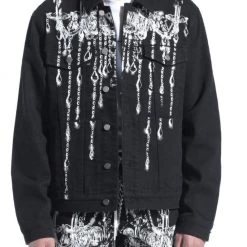 LIFTED ANCHORS Shop All Lifted Anchor Denim Jacket - Manhattan - Black - LASP21-35