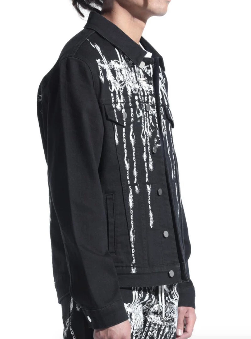 LIFTED ANCHORS Shop All Lifted Anchor Denim Jacket - Manhattan - Black - LASP21-35 2 LIFTED ANCHORS Shop All Lifted Anchor Denim Jacket - Manhattan - Black - LASP21-35