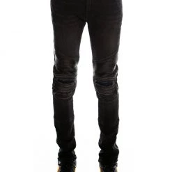 Shop All Cult Of Individuality Jeans - Punk Moto Stretch - Onyx - 620B10-PM07A