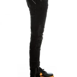 Shop All Cult Of Individuality Jeans - Punk Moto Stretch - Onyx - 620B10-PM07A