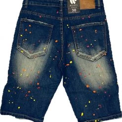 Shop All Waimea Jean Shorts - Paint - Indigo - M7313D