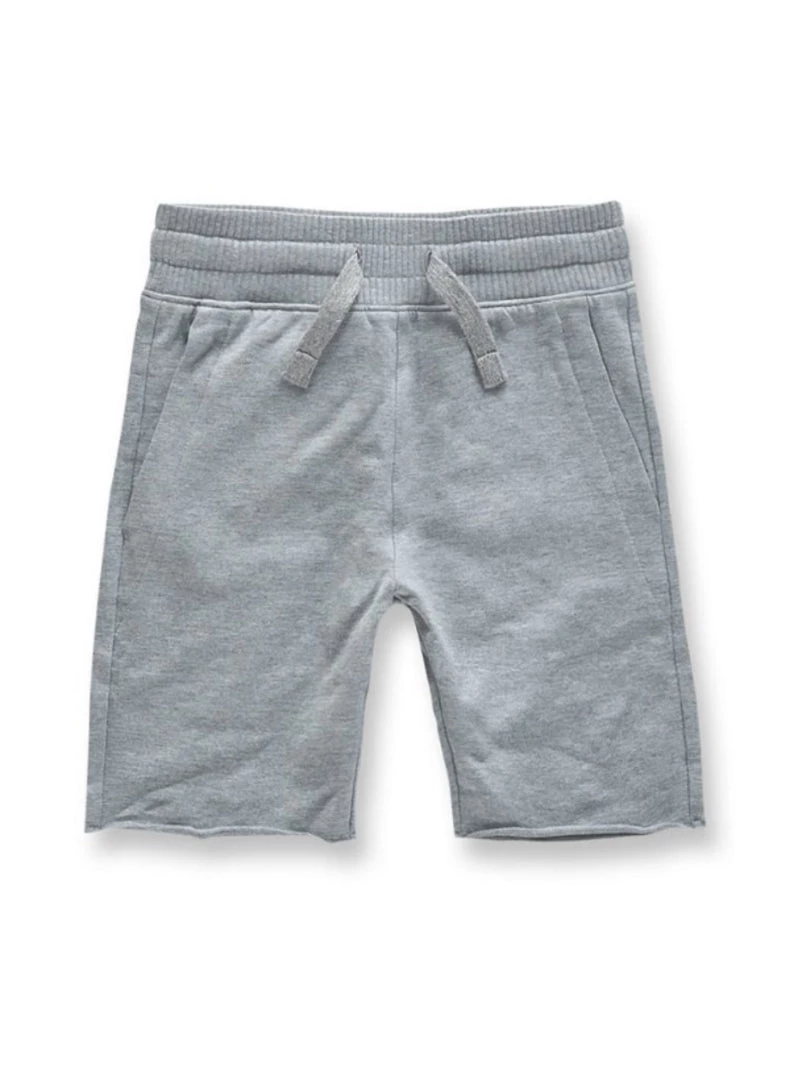 Toddlers Jordan Craig Shorts - Terry - Heather Grey - 8350SAK 1 Toddlers Jordan Craig Shorts - Terry - Heather Grey - 8350SAK