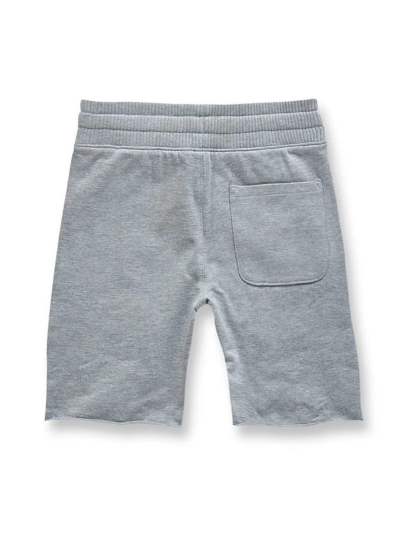 Toddlers Jordan Craig Shorts - Terry - Heather Grey - 8350SAK 2 Toddlers Jordan Craig Shorts - Terry - Heather Grey - 8350SAK