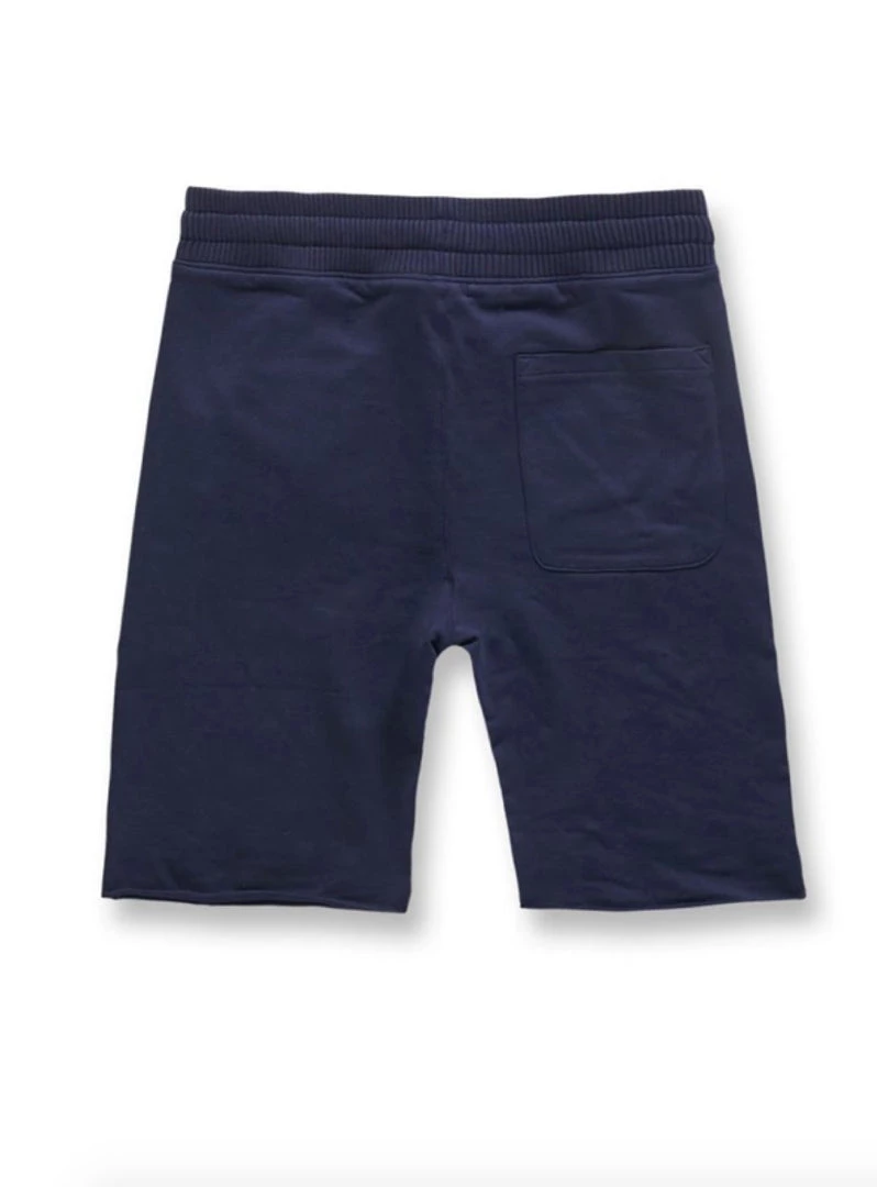 Toddlers Jordan Craig Shorts - Terry - Navy - 8350SAK 2 Toddlers Jordan Craig Shorts - Terry - Navy - 8350SAK