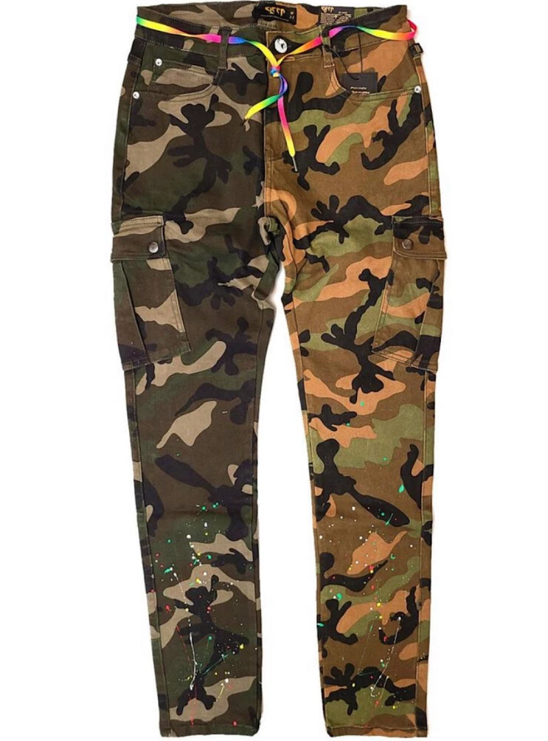 Kleep Pants - Camo Rainbow Splatter - KP3710A 1 Kleep Pants - Camo Rainbow Splatter - KP3710A