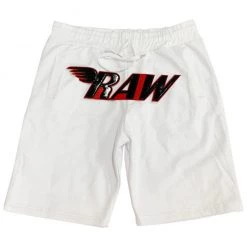 Shop All Rawyalty Shorts - Leather - White