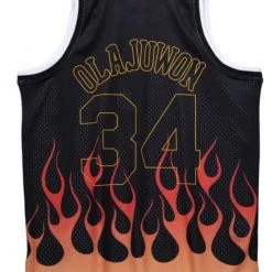 Mitchell & Ness Jersey - NBA Flames - Houston