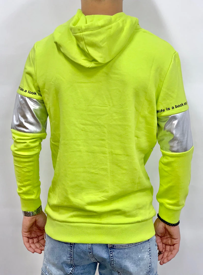 BUYERS CHOICE Buyer's Choice Hoodie - Secrets Of Life - Lime And Silver - 20402046 2 BUYERS CHOICE Buyer's Choice Hoodie - Secrets Of Life - Lime And Silver - 20402046