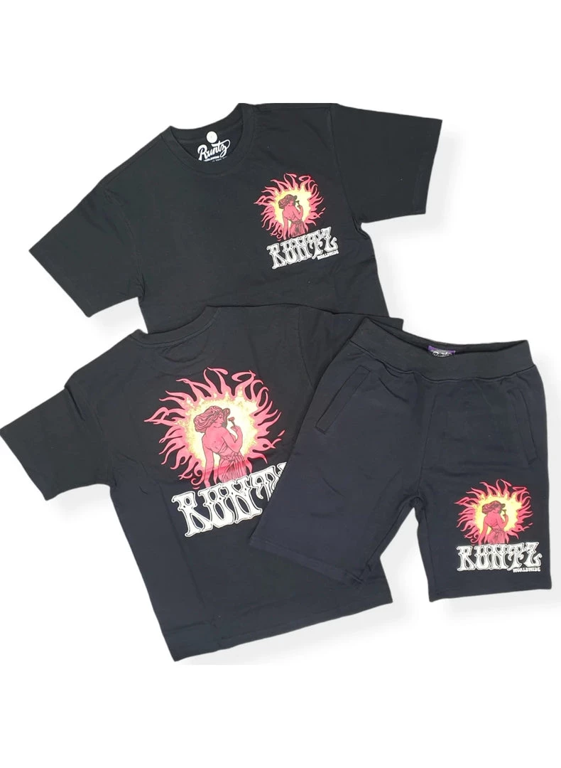 Runtz Short Set - Summer Of Runtz - Black - 40213 1 Runtz Short Set - Summer Of Runtz - Black - 40213