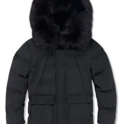 Jordan Craig Kids Coat - Puffer With Fur - Black - 91537K Shop All