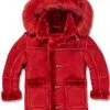Shop All Jordan Craig Kids Coat - Denali Shearling - Red - 91540K