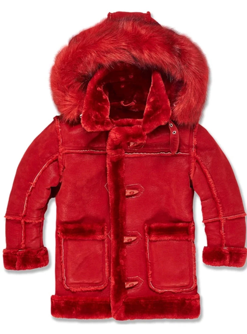 Shop All Jordan Craig Kids Coat - Denali Shearling - Red - 91540K 1 Shop All Jordan Craig Kids Coat - Denali Shearling - Red - 91540K