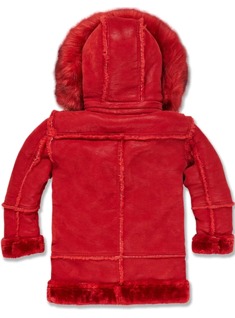 Shop All Jordan Craig Kids Coat - Denali Shearling - Red - 91540K 4 Shop All Jordan Craig Kids Coat - Denali Shearling - Red - 91540K