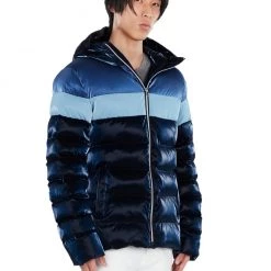 Woodpecker Jacket - Sparrow Long Sleek Puffer - Blue Steel - WPM004 Shop All